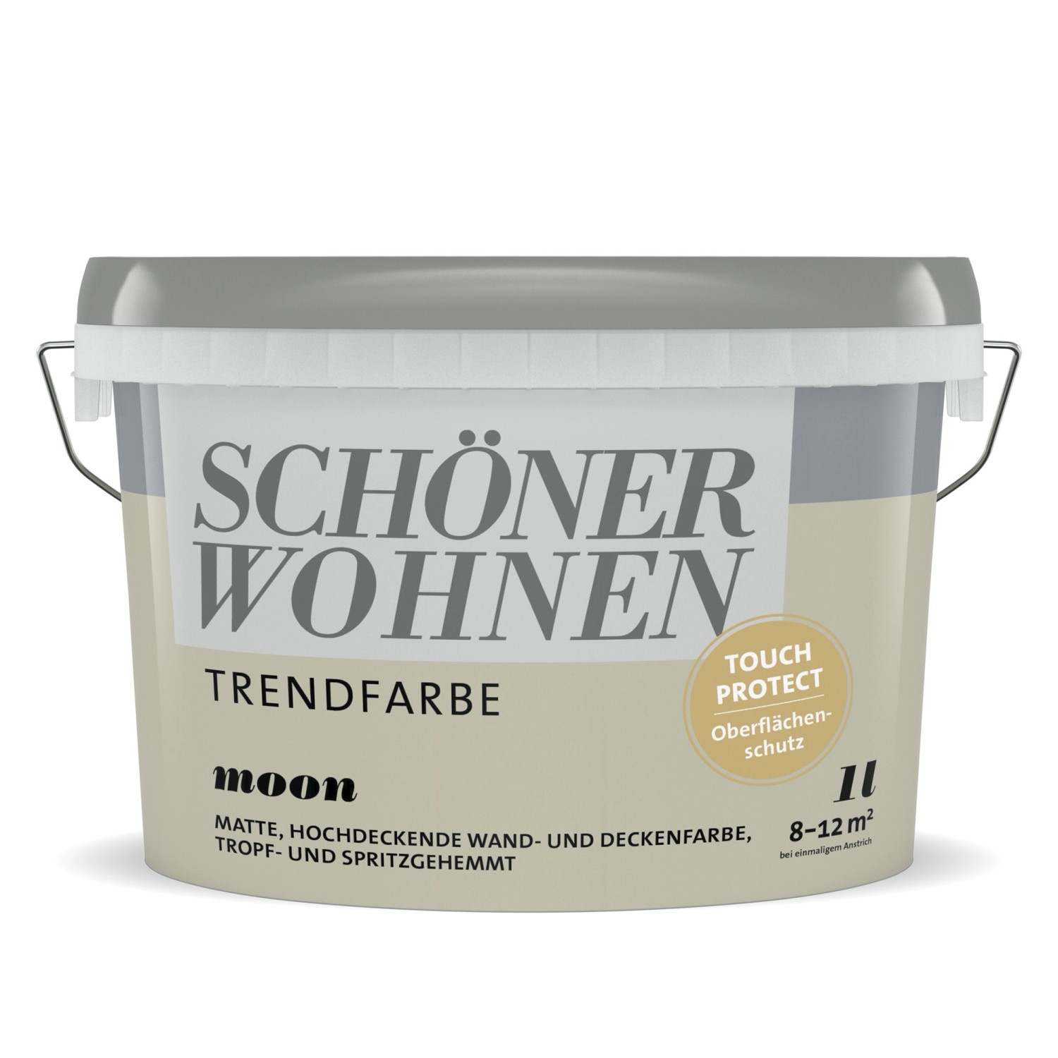 Schöner Wohnen Trendfarbe Moon matt 1 l von SCHÖNER WOHNEN-Farbe