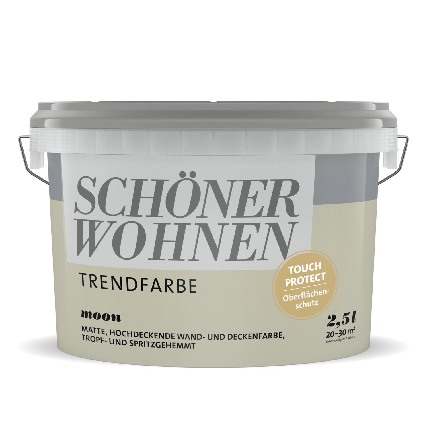 Schöner Wohnen Trendfarbe Moon matt 2,5 l von SCHÖNER WOHNEN-Farbe