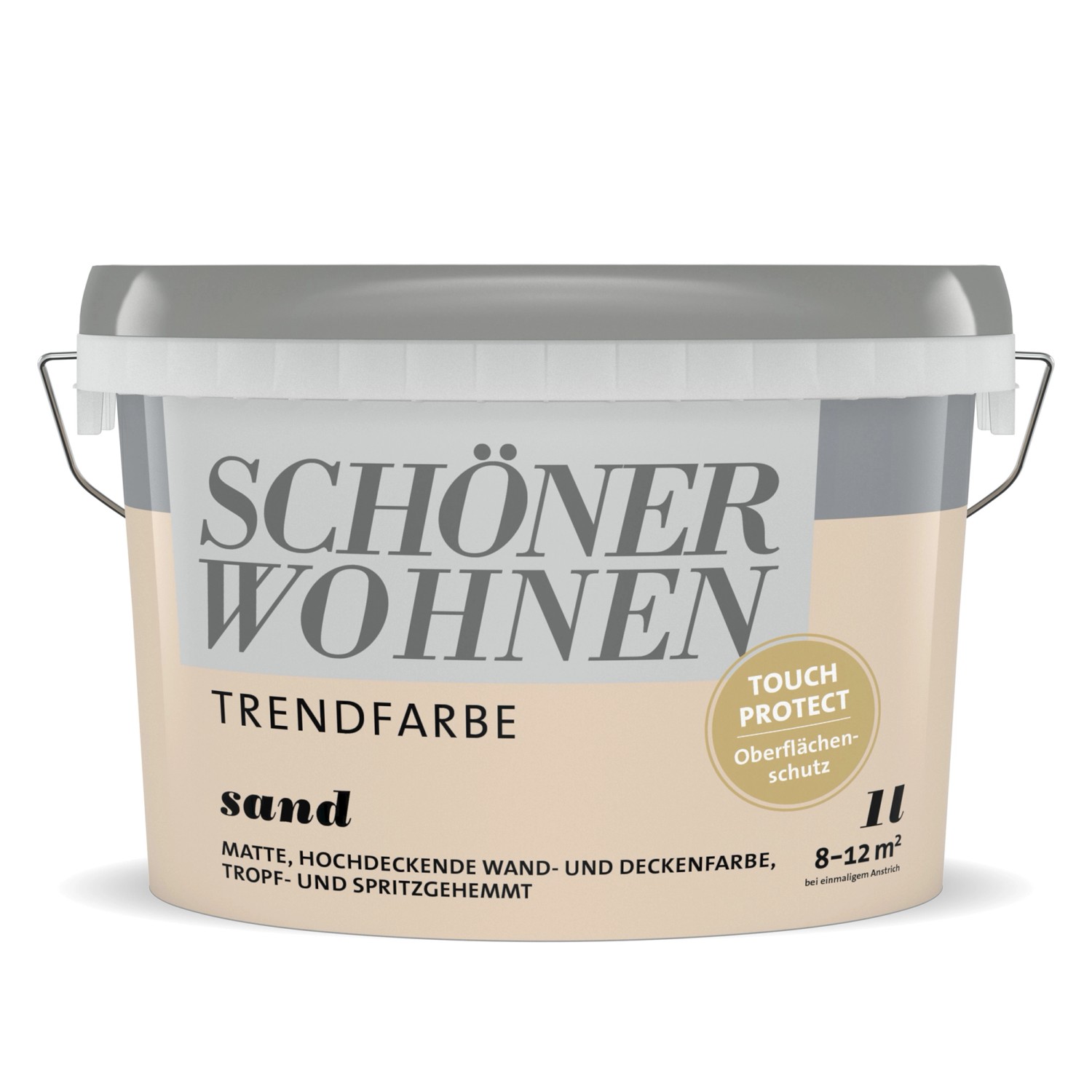 Schöner Wohnen Trendfarbe Sand matt 1 l von SCHÖNER WOHNEN-Farbe