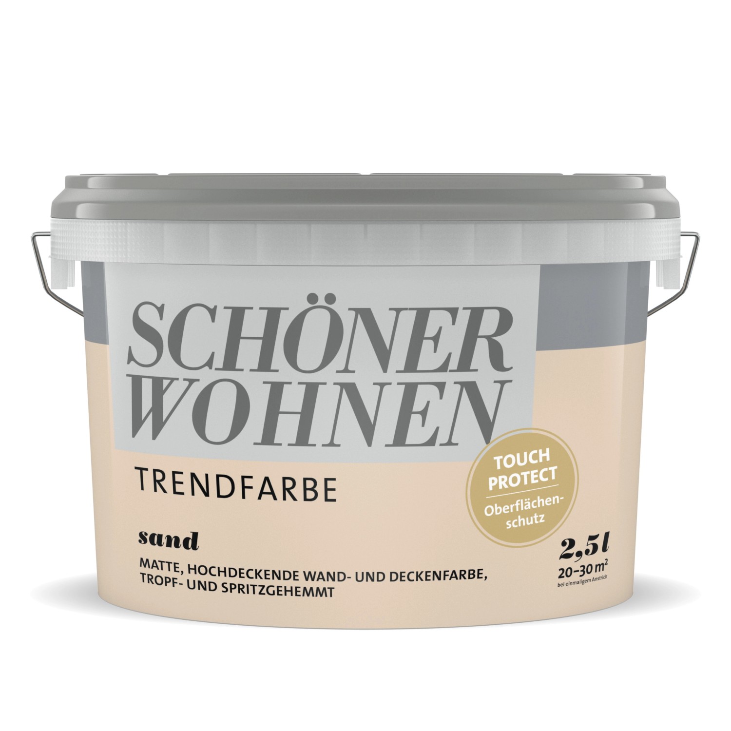 Schöner Wohnen Trendfarbe Sand matt 2,5 l von SCHÖNER WOHNEN-Farbe