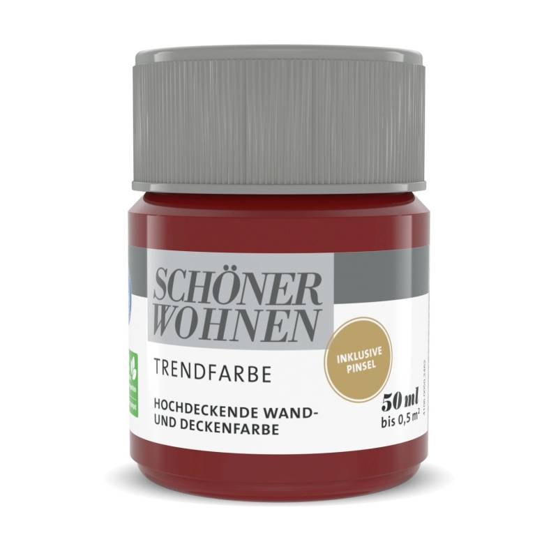 Schöner Wohnen Trendfarbe Tester Amarena matt 50 ml von SCHÖNER WOHNEN-Farbe