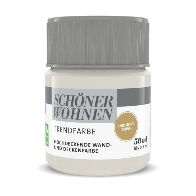 Schöner Wohnen Trendfarbe Tester Pearl matt 50 ml von SCHÖNER WOHNEN-Farbe