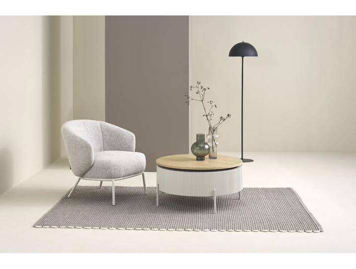 Couchtisch HEROY , eichefarbig bianco, seidengrau, eichefarbig bianco, B:80cm H:40cm T:80cm, SCHÖNER WOHNEN-KOLLEKTION, Tische, 80 cm, Tischplatte drehbar mit Stauraum Couchtisch HEROY , eichefarbig bianco, seidengrau, eichefarbig bianco, B:80cm H:40cm T:80cm, SCHÖNER WOHNEN-KOLLEKTION, Tische, 80 cm, Tischplatte drehbar mit Stauraum von Schöner-Wohnen-Kollektion