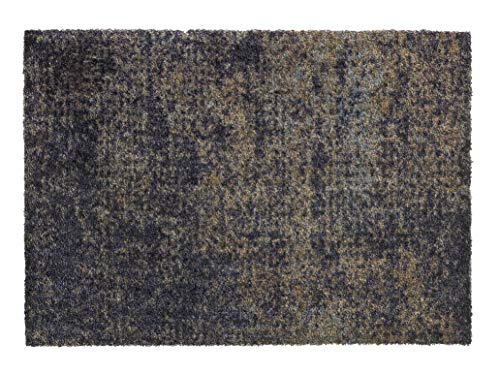 Schöner Wohnen Kollektion Fußmatte innen - Schmutzfangmatte 67 x 100 cm Vintage anthrazit - rutschfeste Sauberlaufmatte robust - Fussmatte Haustür - Türmatte waschbar bei 30°C von Schöner Wohnen Kollektion
