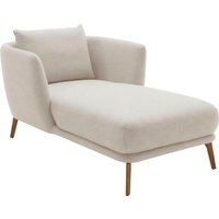 SCHÖNER WOHNEN-Kollektion Chaiselongue "Pearl - 5 Jahre Hersteller-Garantie, auch in Bouclé. Füße Massivholz" von Schöner Wohnen-Kollektion