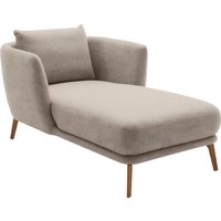 SCHÖNER WOHNEN-Kollektion Chaiselongue "Pearl - 5 Jahre Hersteller-Garantie, auch in Bouclé. Füße Massivholz" von Schöner Wohnen-Kollektion