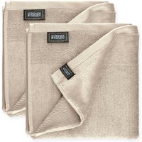 SCHÖNER WOHNEN-Kollektion Handtücher "Sense", (2 St., Handtuch 50 x 100 cm), mit Velourborte, hautschmeichelnde Airtouch Qualität, super weich von Schöner Wohnen-Kollektion