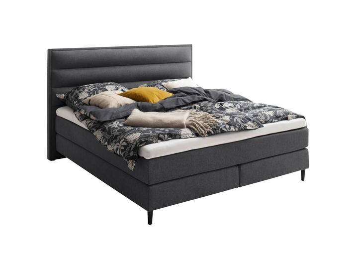 Schöner Wohnen BOXSPRINGBETT, Anthrazit, H2 + H3, 7-Zonen, Höhe ca. 20 cm, 180x200 cm, REACH, gepolstertes Kopfteil, Stoffauswahl, Topper durchgehend, Schöner Wohnen BOXSPRINGBETT, Anthrazit, H2 + H3, 7-Zonen, Höhe ca. 20 cm, 180x200 cm, REACH, gepolstertes Kopfteil, Stoffauswahl, Topper durchgehend, von Schöner-Wohnen-Kollektion