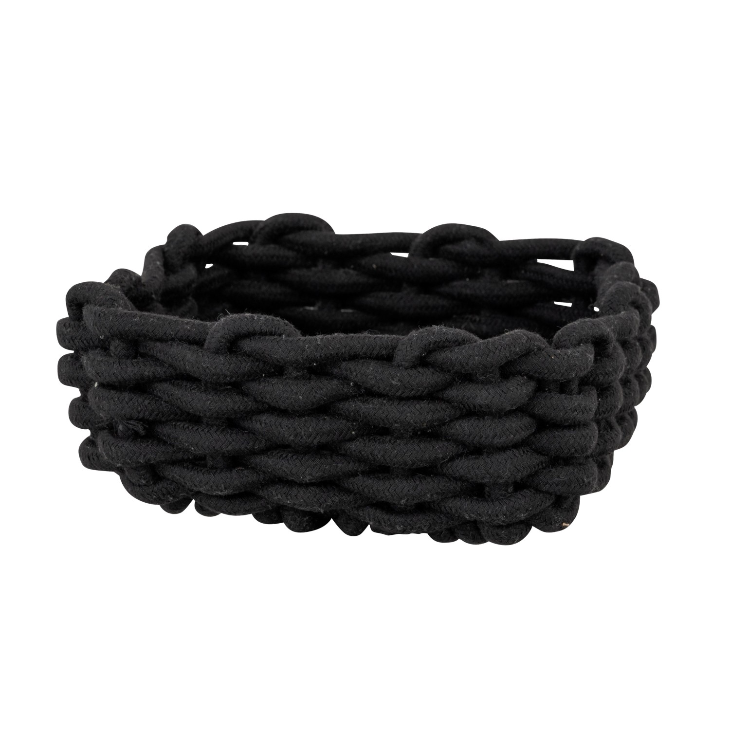 Schöner Wohnen Badkorb Melara M Schwarz aus Cotton Rope von Schöner Wohnen Kollektion