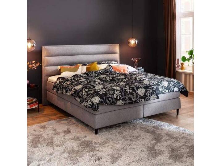 Schöner Wohnen Boxspringbett Portofino 180x200cm Bonellfederkern-Box Härtegrad: H2/H3 Hellgrau modern, mit Partnerbezug Schöner Wohnen Boxspringbett Portofino 180x200cm Bonellfederkern-Box Härtegrad: H2/H3 Hellgrau modern, mit Partnerbezug von Schöner-Wohnen-Kollektion