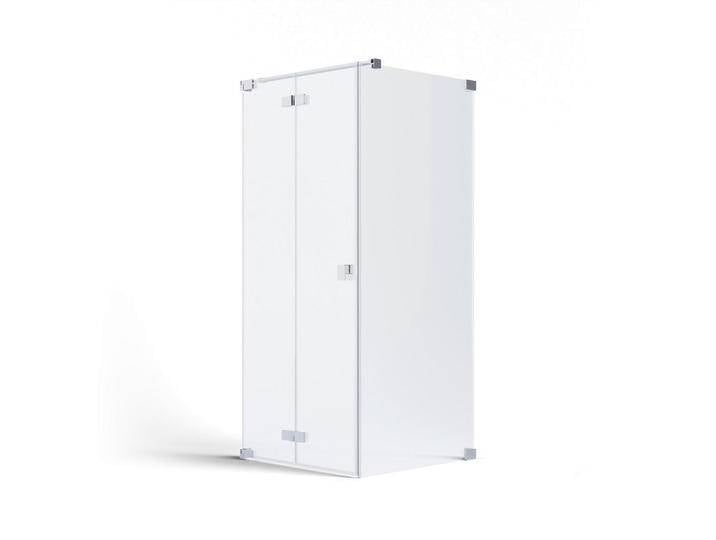 Schöner Wohnen DUSCHKABINE FIT, Chrom, Metall, Glas, 100x200x80 cm, Made in Germany, CE, Badezimmer, Baden & Duschen, Duschkabinen von Schöner-Wohnen-Kollektion