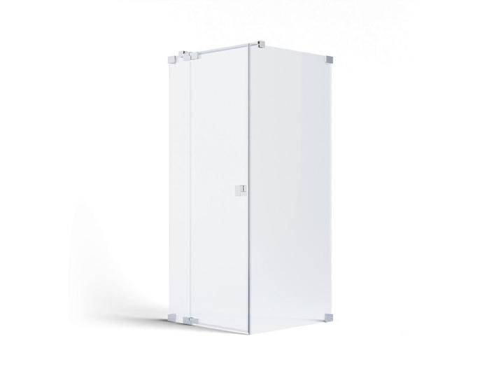 Schöner Wohnen DUSCHKABINE FIT, Silber, Metall, Glas, 90x200x90 cm, Made in Germany, CE, Badezimmer, Baden & Duschen, Duschkabinen von Schöner-Wohnen-Kollektion