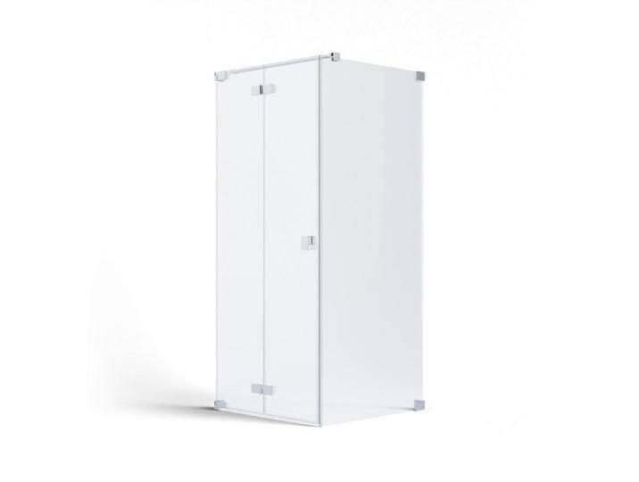 Schöner Wohnen DUSCHKABINE FIT, Silber, Glas, Metall, 90x200x90 cm, CE, Made in Germany, Badezimmer, Baden & Duschen, Duschkabinen von Schöner-Wohnen-Kollektion