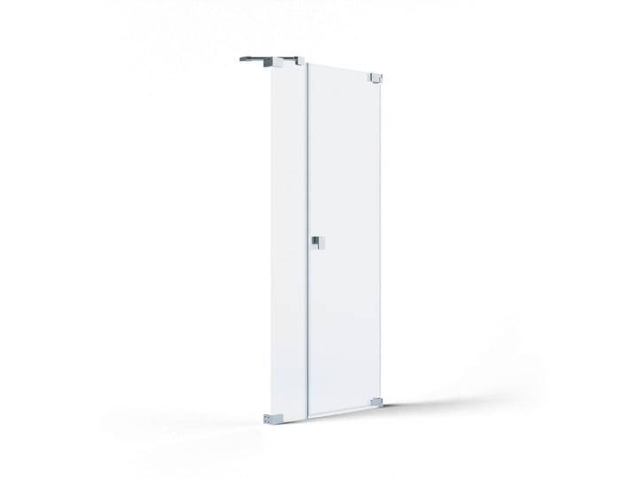 Schöner Wohnen DUSCHTÜR FIT, Chrom, Metall, Glas, 100x200 cm, Made in Germany, CE, Badezimmer, Baden & Duschen, Duschtüren von Schöner-Wohnen-Kollektion
