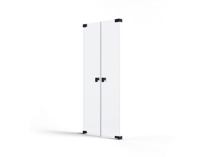 Schöner Wohnen DUSCHTÜR FIT, Schwarz, Metall, Glas, 100x200 cm, Made in Germany, CE, Badezimmer, Baden & Duschen, Duschtüren von Schöner-Wohnen-Kollektion