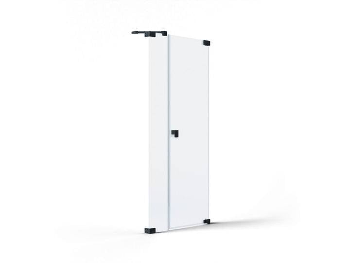 Schöner Wohnen DUSCHTÜR FIT, Schwarz, Metall, Glas, 80x200 cm, Made in Germany, CE, Badezimmer, Baden & Duschen, Duschtüren von Schöner-Wohnen-Kollektion
