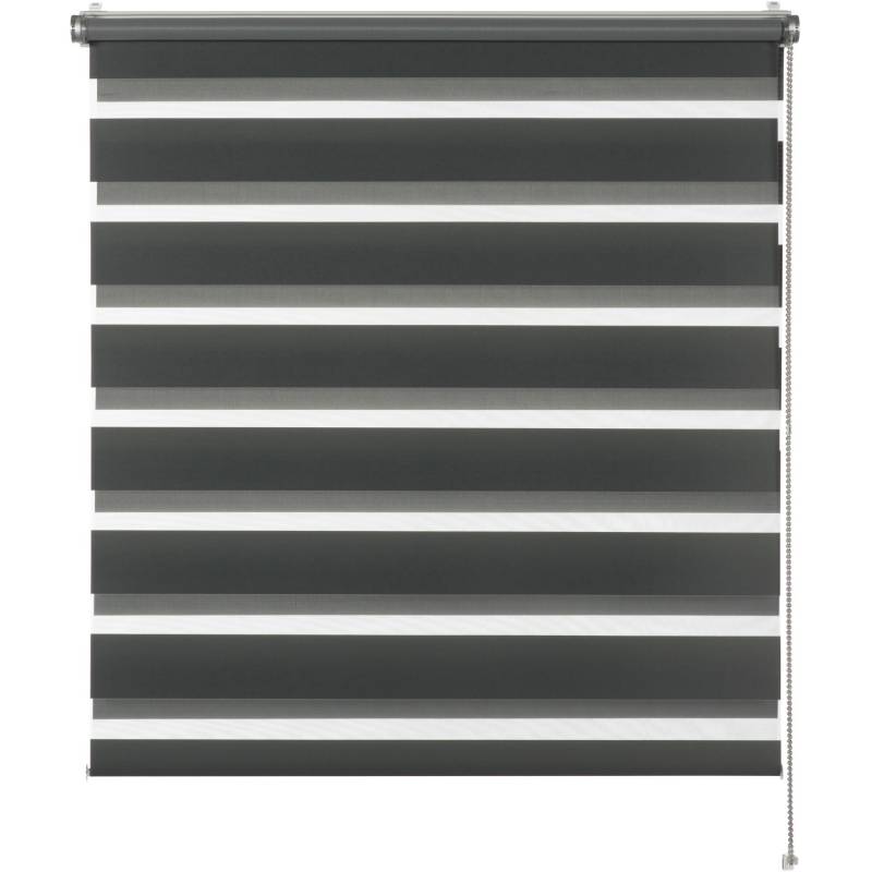 Schöner Wohnen Doppelrollo Tilda 60 cm x 150 cm Grau von Schöner Wohnen Kollektion