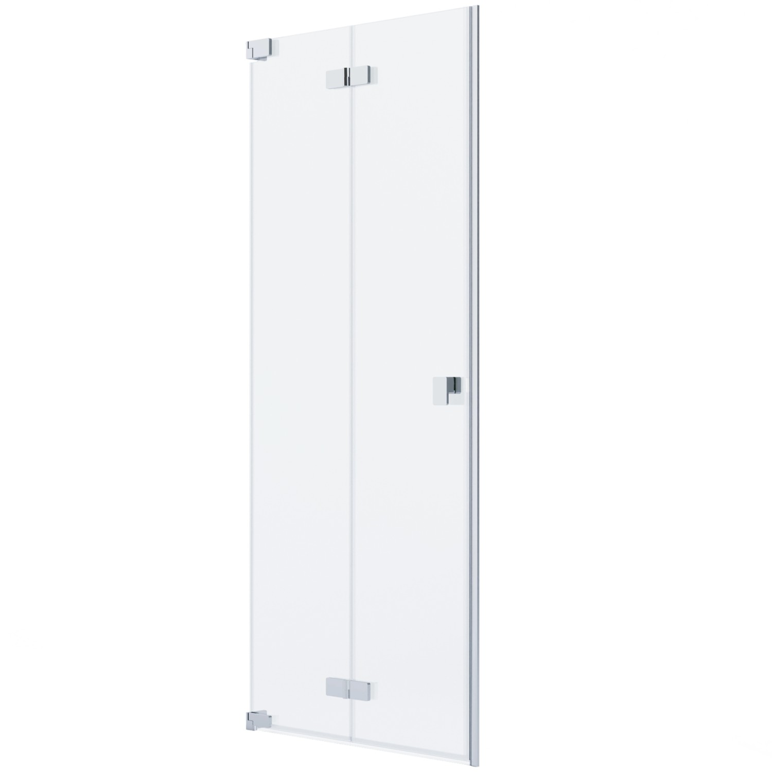 Schöner Wohnen Dusch-Drehfalttür in Nische Chrom 120 cm x 200 cm DIN L von Schöner Wohnen Kollektion