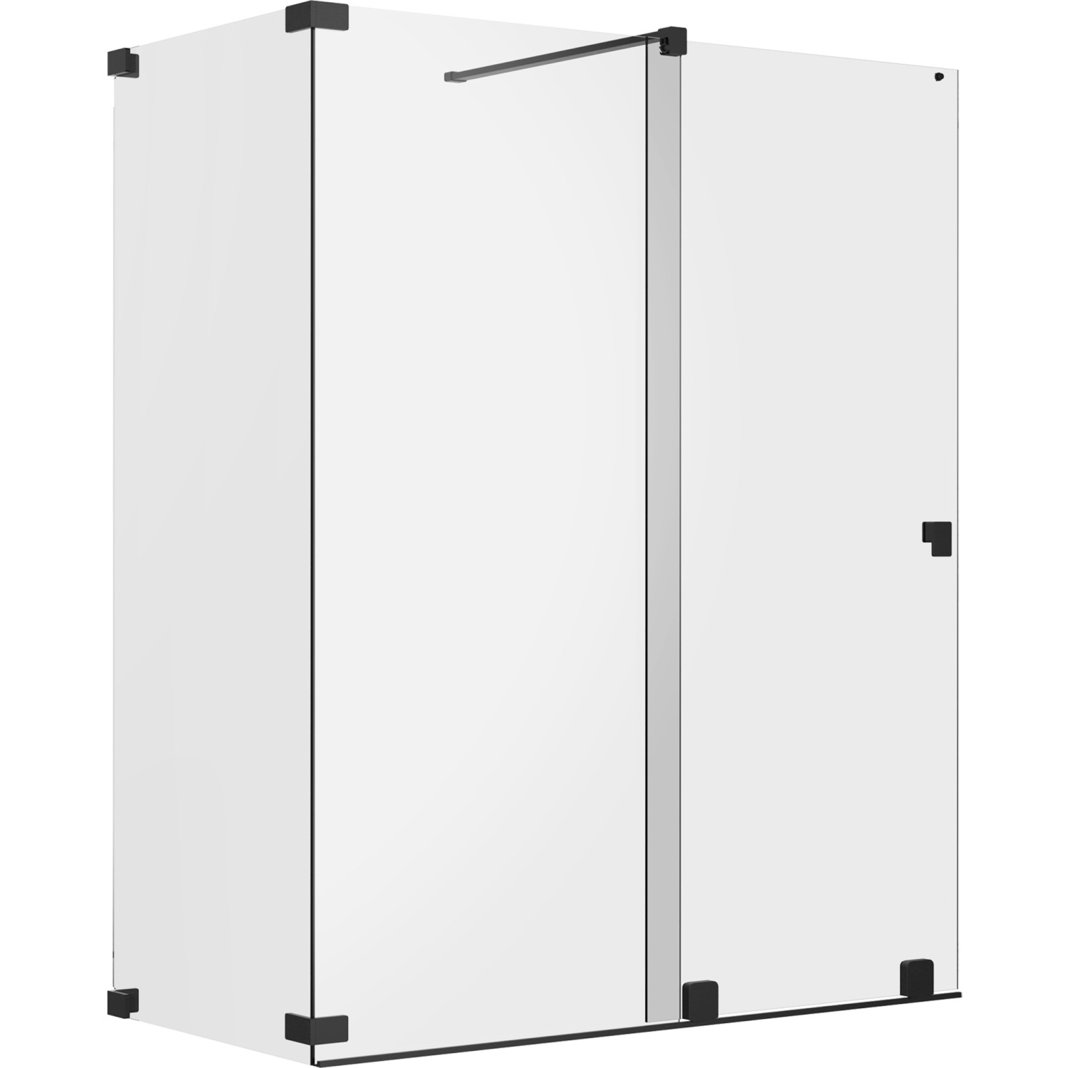 Schöner Wohnen Dusch-Schiebetür Walk-In m. Wand L Silbermatt 110 x 110 x 200 cm Schöner Wohnen Dusch-Schiebetür Walk-In m. Wand L Silbermatt 110 x 110 x 200 cm von Schöner Wohnen Kollektion