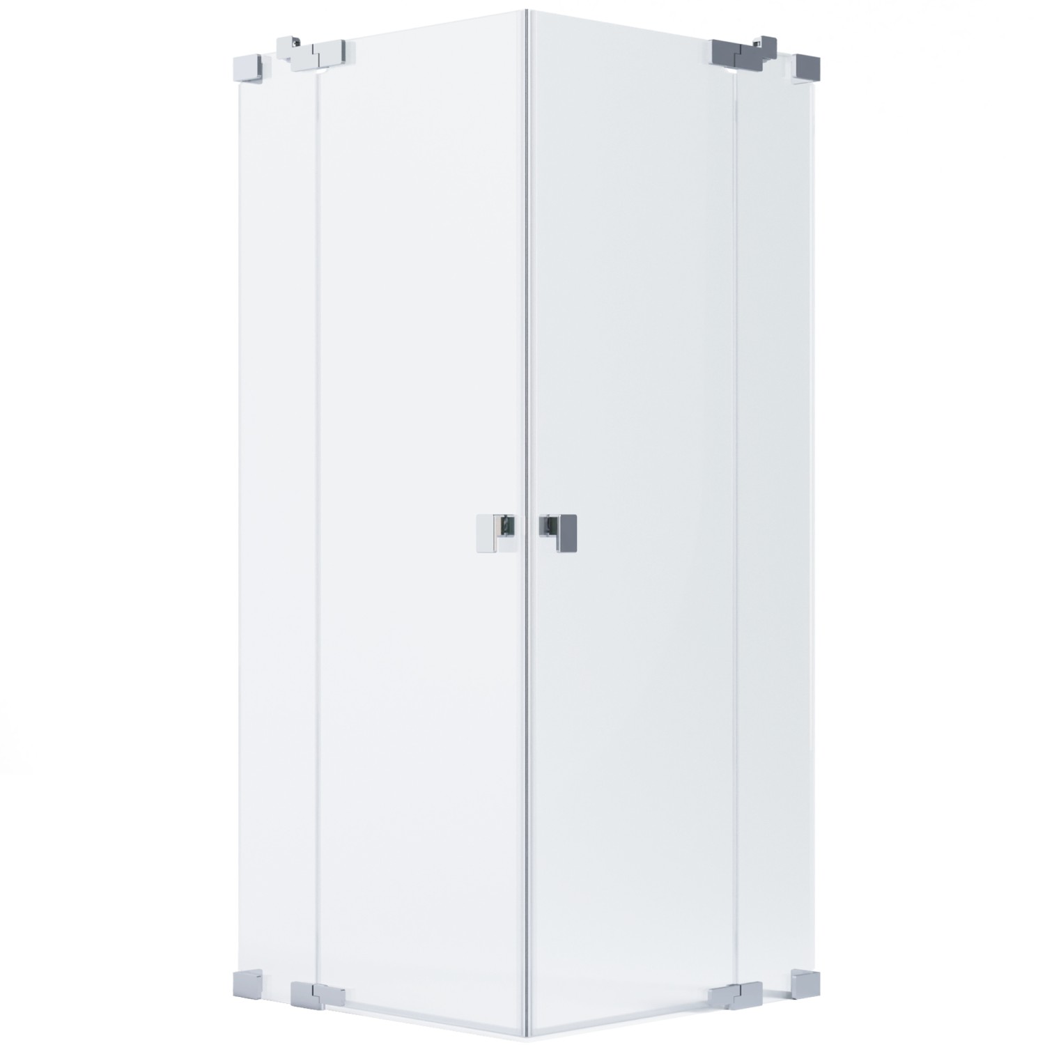 Schöner Wohnen Eckdusche 2 Drehtüren u. 2 Festteile Chrom 80 x 100 x 200 cm Schöner Wohnen Eckdusche 2 Drehtüren u. 2 Festteile Chrom 80 x 100 x 200 cm von Schöner Wohnen Kollektion