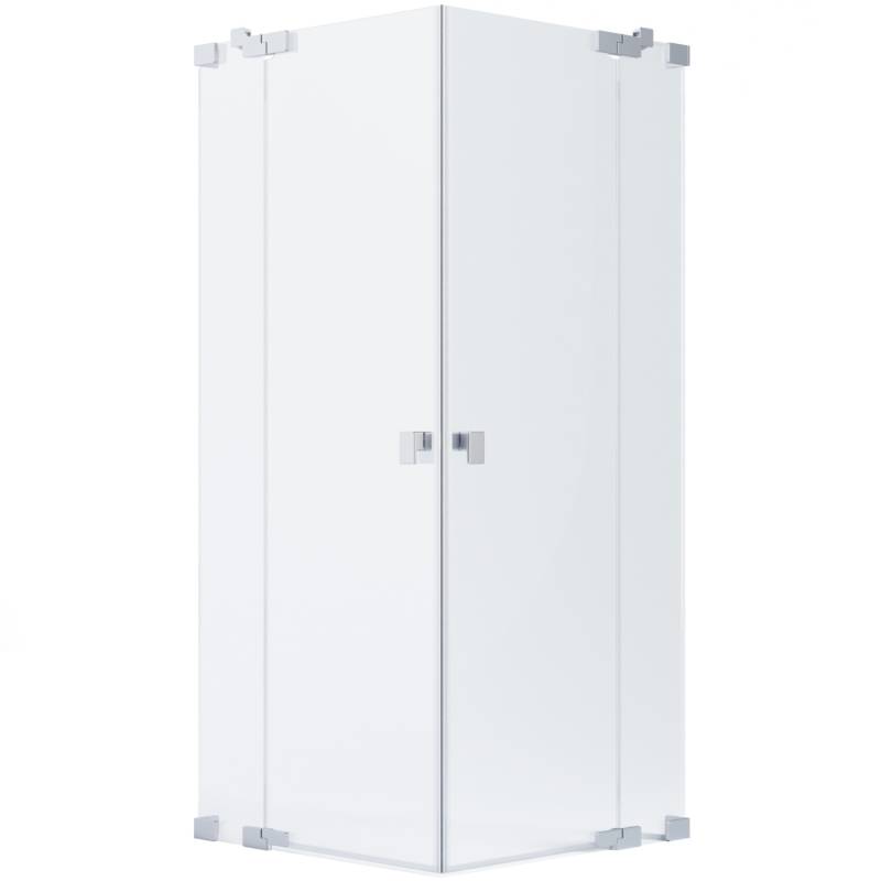 Schöner Wohnen Eckdusche 2 Drehtüren u. Festteile Silbermatt 80 x 80 x 200 cm von Schöner Wohnen Kollektion