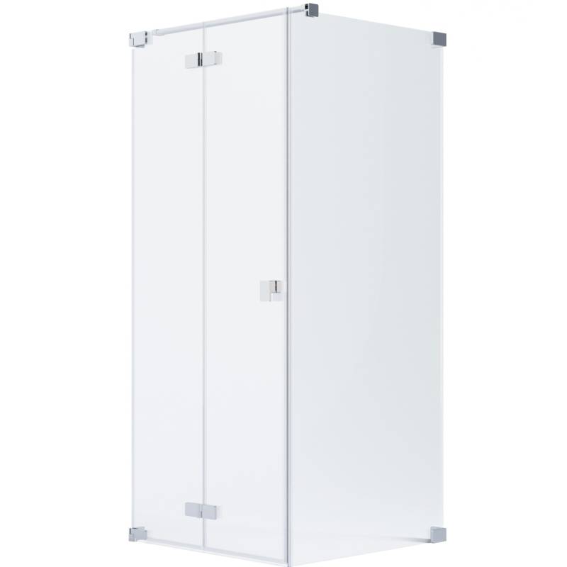 Schöner Wohnen Eckdusche Drehfalttür und Seitenwand R Chrom 100 x 80 x 200 cm von Schöner Wohnen Kollektion