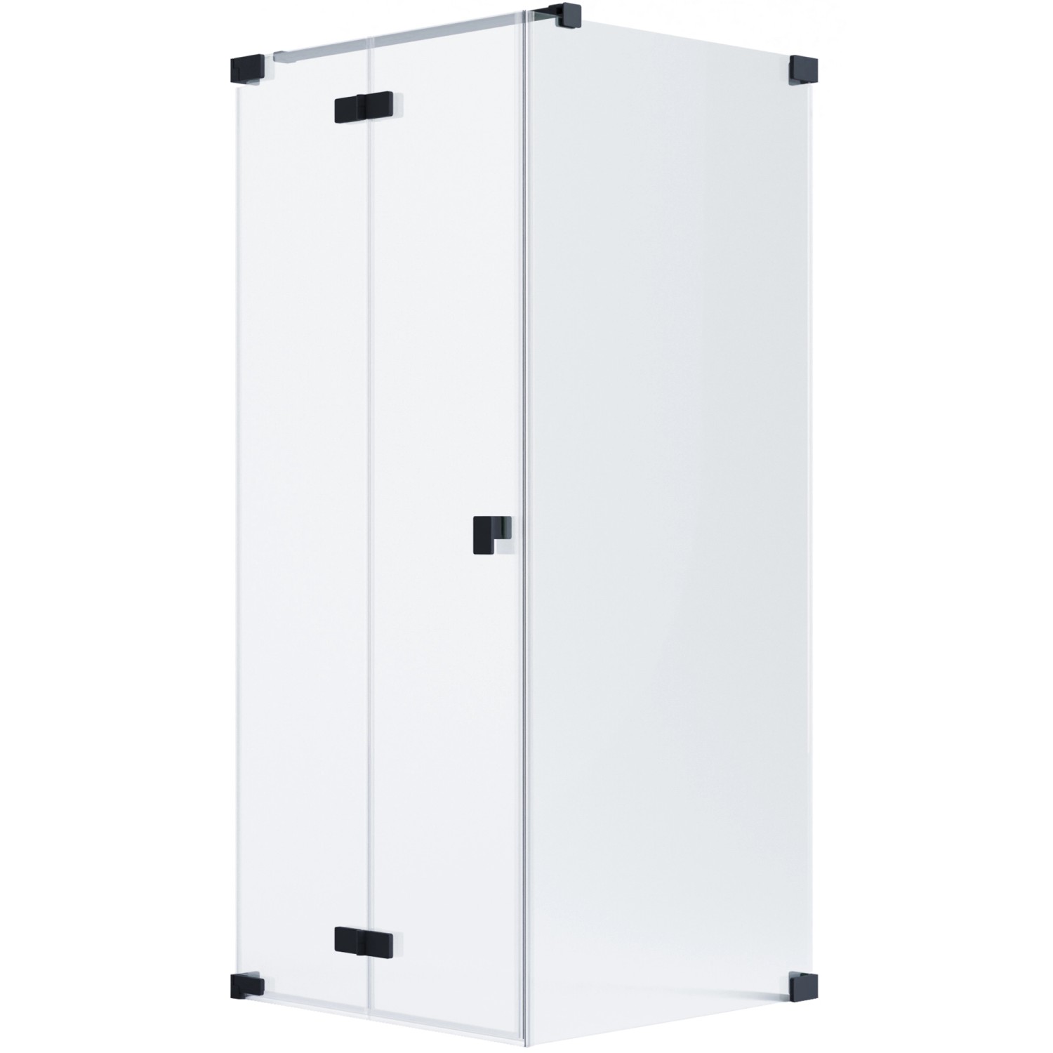 Schöner Wohnen Eckdusche Drehfalttür und Seitenwand Schwarzmatt 90x90x200 cm Schöner Wohnen Eckdusche Drehfalttür und Seitenwand Schwarzmatt 90x90x200 cm von Schöner Wohnen Kollektion