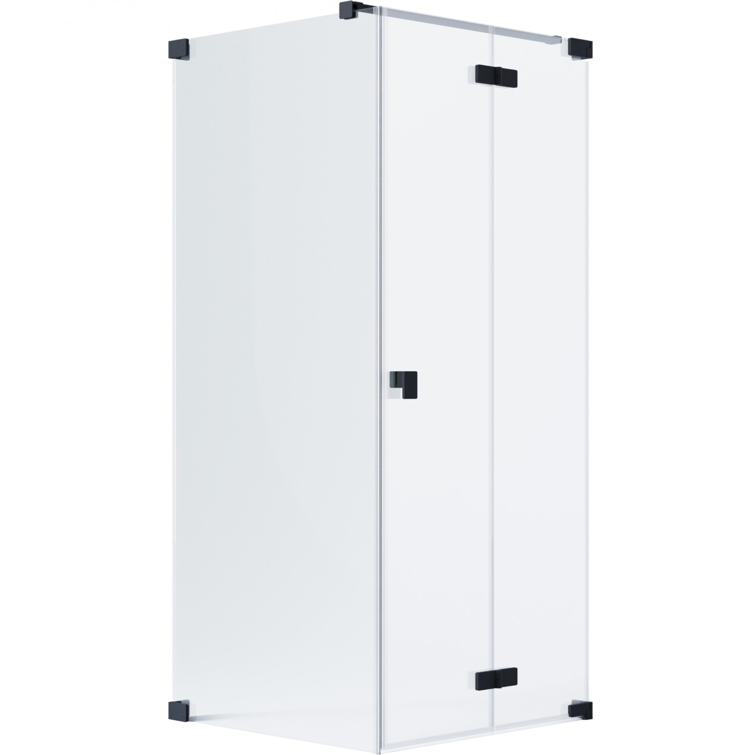 Schöner Wohnen Eckdusche Drehfalttür und Wand L Schwarzmatt 100 x 80 x 200 cm Schöner Wohnen Eckdusche Drehfalttür und Wand L Schwarzmatt 100 x 80 x 200 cm von Schöner Wohnen Kollektion