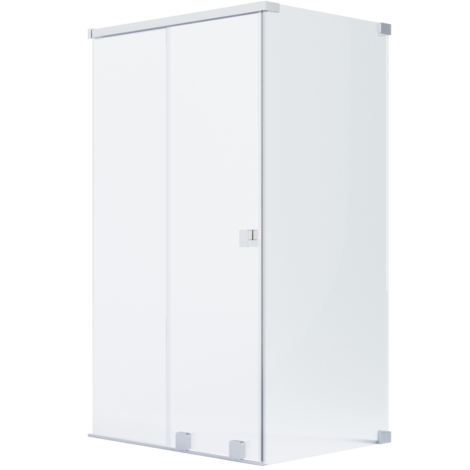 Schöner Wohnen Eckdusche Schiebetür und Wand R Silber 110 x 100 x 200 cm von Schöner Wohnen Kollektion