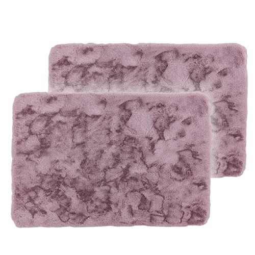 Schöner Wohnen Kollektion Badezimmerteppich 67x110 cm 2er Set – sehr Flauschige Badematte Rose – Deko Badezimmer Matte waschbar und rutschfest Schöner Wohnen Kollektion Badezimmerteppich 67x110 cm 2er Set – sehr Flauschige Badematte Rose – Deko Badezimmer Matte waschbar und rutschfest von Schöner Wohnen Kollektion