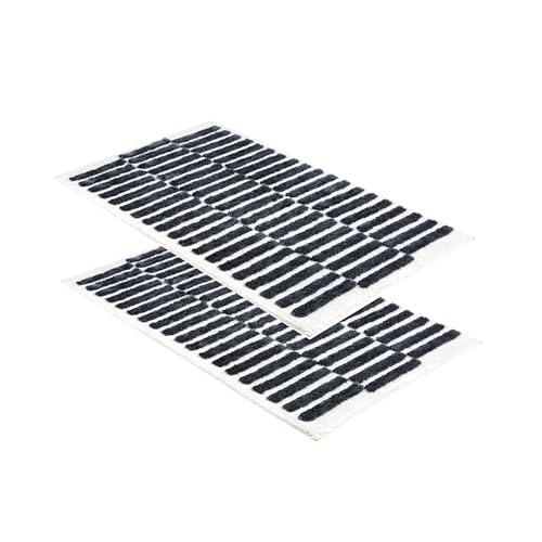 Schöner Wohnen Kollektion Badezimmerteppich weiß 2er Set Linien 67x110 cm – Badematte rutschfest - Badteppich waschbar – Badvorleger – Duschvorleger Badezimmer Schöner Wohnen Kollektion Badezimmerteppich weiß 2er Set Linien 67x110 cm – Badematte rutschfest - Badteppich waschbar – Badvorleger – Duschvorleger Badezimmer von Schöner Wohnen Kollektion