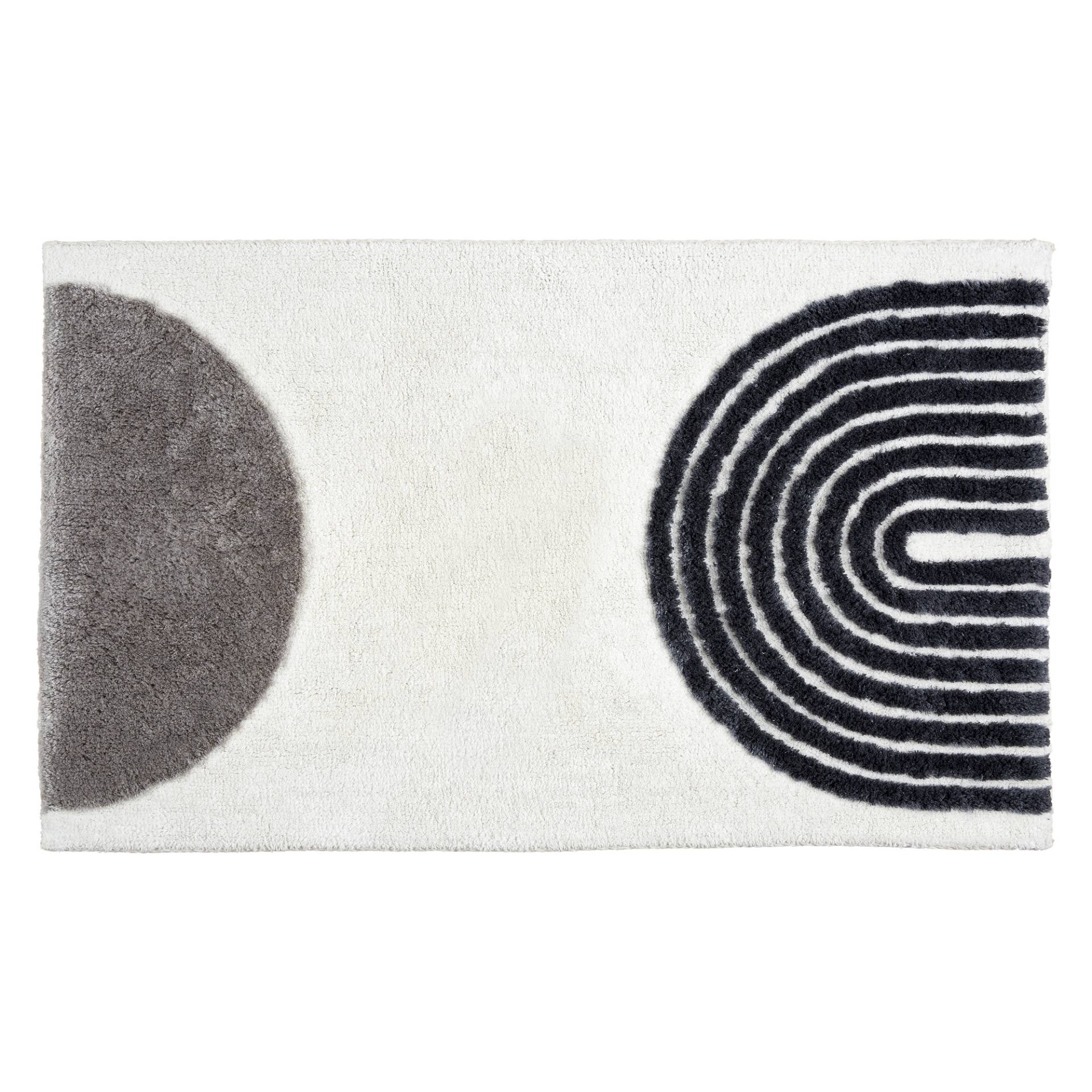 Schöner Wohnen Kollektion Badteppich 'Barbados' Semi-Circle Linien 60 x 90 cm Schöner Wohnen Kollektion Badteppich 'Barbados' Semi-Circle Linien 60 x 90 cm von Schöner Wohnen Kollektion