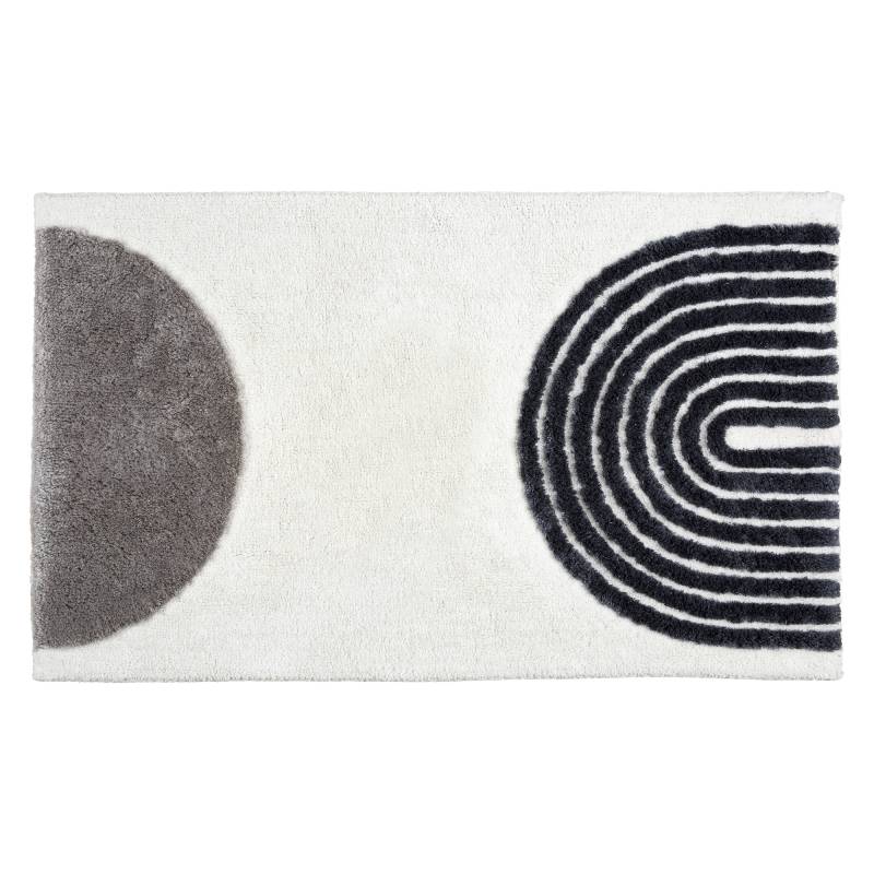 Schöner Wohnen Kollektion Badteppich 'Barbados' Semi-Circle Linien 67 x 110 cm von Schöner Wohnen Kollektion