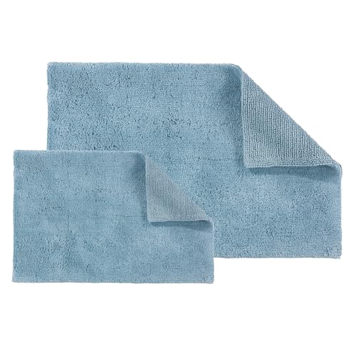 Schöner Wohnen Kollektion Badteppich einfarbig hellblau Set aus 40x60cm & 60x90 cm – Badematte rutschfest - Badteppich waschbar – Badezimmer Duschvorleger Trockner geeignet Schöner Wohnen Kollektion Badteppich einfarbig hellblau Set aus 40x60cm & 60x90 cm – Badematte rutschfest - Badteppich waschbar – Badezimmer Duschvorleger Trockner geeignet von Schöner Wohnen Kollektion