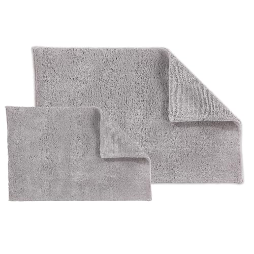 Schöner Wohnen Kollektion Badteppich einfarbig hellgrau Set aus 40x60cm & 60x90 cm – Badematte rutschfest - Badteppich waschbar – Badezimmer Duschvorleger Trockner geeignet Schöner Wohnen Kollektion Badteppich einfarbig hellgrau Set aus 40x60cm & 60x90 cm – Badematte rutschfest - Badteppich waschbar – Badezimmer Duschvorleger Trockner geeignet von Schöner Wohnen Kollektion