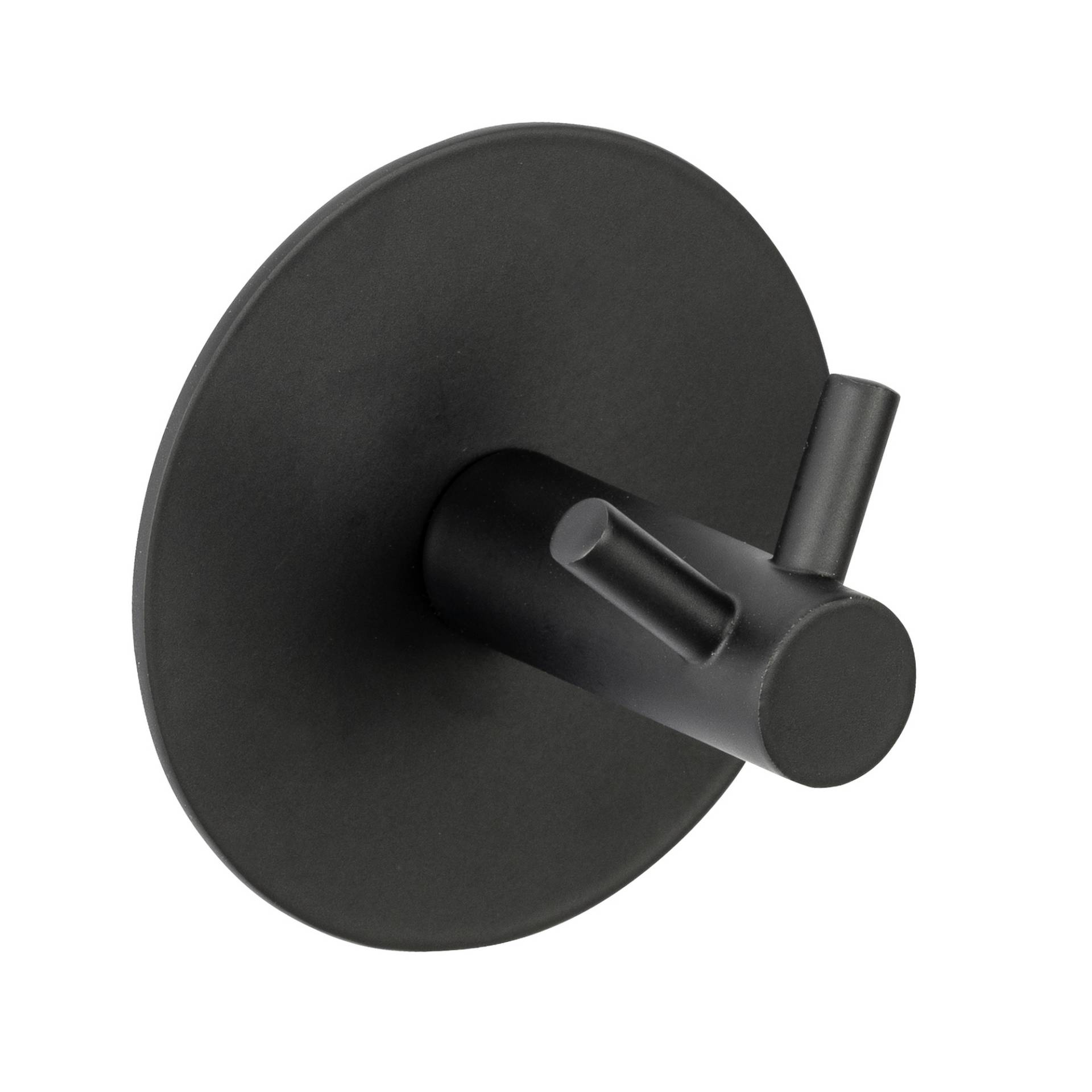 Schöner Wohnen Kollektion Doppel-Wandhaken 'Meleto' Edelstahl schwarz matt Ø 7 x 5 cm, Klebemontage Schöner Wohnen Kollektion Doppel-Wandhaken 'Meleto' Edelstahl schwarz matt Ø 7 x 5 cm, Klebemontage von Schöner Wohnen Kollektion