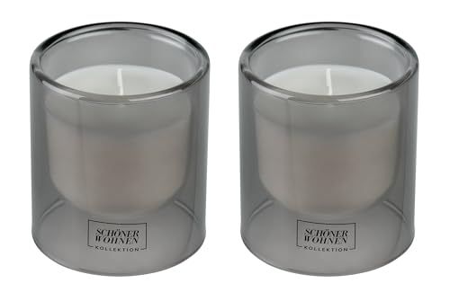 Schöner Wohnen Kollektion Duftkerze Mod. Cedar S, 2er Set Warmer, anregender Duft Weiß Schöner Wohnen Kollektion Duftkerze Mod. Cedar S, 2er Set Warmer, anregender Duft Weiß von Schöner Wohnen Kollektion