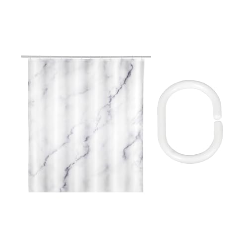Schöner Wohnen Kollektion Duschvorhang Mod. Balatro 180x200 cm aus GRS-zertifiziertem Polyester mit 16 wasserabweisenden Ringen und verstärkten Metallösen in Mehrfarbig von Schöner Wohnen Kollektion