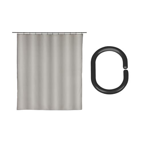 Schöner Wohnen Kollektion Duschvorhang Mod. Mayour grau mit 16 Duschvorhangringen aus recyceltem Kunststoff GRS 180 x 200 cm wasserabweisend waschbar 30 Grad Schöner Wohnen Kollektion Duschvorhang Mod. Mayour grau mit 16 Duschvorhangringen aus recyceltem Kunststoff GRS 180 x 200 cm wasserabweisend waschbar 30 Grad von Schöner Wohnen Kollektion