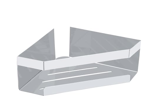 Schöner Wohnen Kollektion Eckablage Mod. Meleto glänzend Edelstahl rostfrei ohne Bohren mit Klebepad-Technologie Maß 28,5 cm x 8 cm x 18 cm Farbe Silber glänzend Schöner Wohnen Kollektion Eckablage Mod. Meleto glänzend Edelstahl rostfrei ohne Bohren mit Klebepad-Technologie Maß 28,5 cm x 8 cm x 18 cm Farbe Silber glänzend von Schöner Wohnen Kollektion