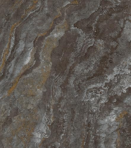 Schöner Wohnen-Kollektion Fototapete MARBLE 366709 mit Marmoroptik in Grau und Gold - 3,00 m x 2,65 m von Schöner Wohnen-Kollektion