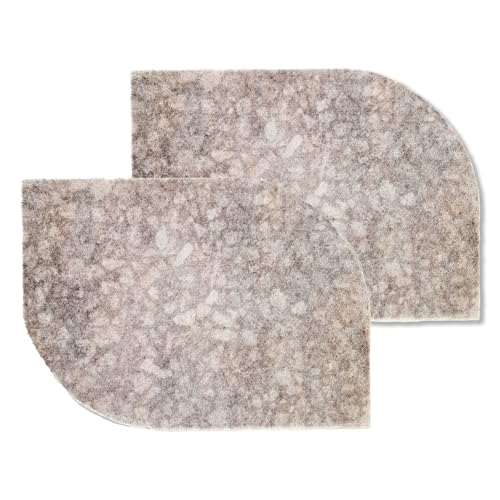 Schöner Wohnen Kollektion Fußmatte innen - Schmutzfangmatte 2er Set 67x100cm abgerundet Terrazzo hellgrau - rutschfeste Sauberlaufmatte Haustür - Türmatte waschbar bei 30°C Schöner Wohnen Kollektion Fußmatte innen - Schmutzfangmatte 2er Set 67x100cm abgerundet Terrazzo hellgrau - rutschfeste Sauberlaufmatte Haustür - Türmatte waschbar bei 30°C von Schöner Wohnen Kollektion