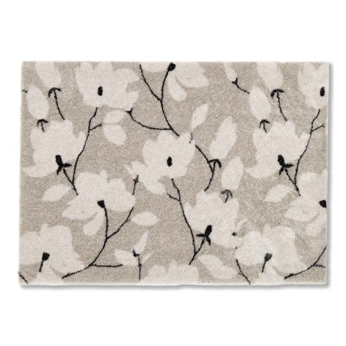 Schöner Wohnen Kollektion Fußmatte innen - Schmutzfangmatte 67 x 100 cm Blumen Creme - rutschfeste Sauberlaufmatte robust - Fussmatte Haustür - Türmatte waschbar bei 30°C Schöner Wohnen Kollektion Fußmatte innen - Schmutzfangmatte 67 x 100 cm Blumen Creme - rutschfeste Sauberlaufmatte robust - Fussmatte Haustür - Türmatte waschbar bei 30°C von Schöner Wohnen Kollektion