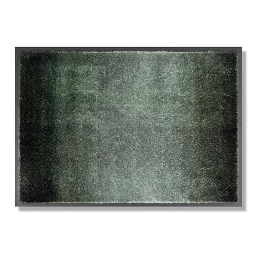 Schöner Wohnen Kollektion Fußmatte innen - Schmutzfangmatte 67 x 100 cm Verlauf waldgrün - rutschfeste Sauberlaufmatte robust - Fussmatte Haustür - Türmatte waschbar bei 30°C Schöner Wohnen Kollektion Fußmatte innen - Schmutzfangmatte 67 x 100 cm Verlauf waldgrün - rutschfeste Sauberlaufmatte robust - Fussmatte Haustür - Türmatte waschbar bei 30°C von Schöner Wohnen Kollektion