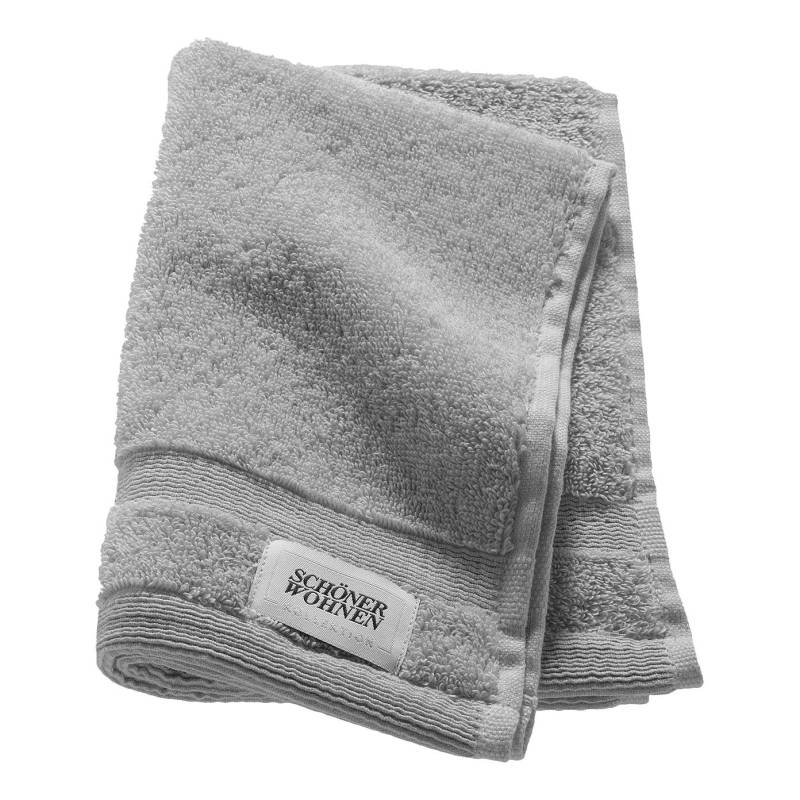 home24 Gästehandtücher Schöner Wohnen Cuddly 30 x 50cm Grau/Hellgrau von home24