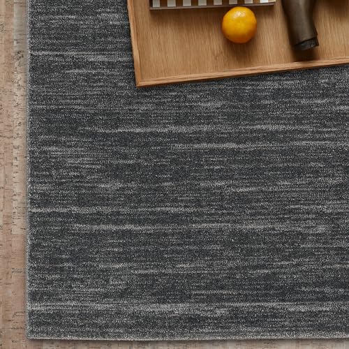 Schöner Wohnen Kollektion Hochwertiger Teppich Wohnzimmer, Schlafzimmer - Kurzflorteppich dezent - Flachgewebe weich - Moderne Designs - Teppich Anthrazit 160 x 230 cm Schöner Wohnen Kollektion Hochwertiger Teppich Wohnzimmer, Schlafzimmer - Kurzflorteppich dezent - Flachgewebe weich - Moderne Designs - Teppich Anthrazit 160 x 230 cm von Schöner Wohnen Kollektion