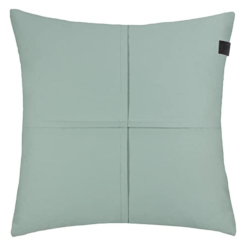 Schöner Wohnen Kollektion Kissenbezug Soft 2er Set - Kissenbezug 38x38 Baumwolle - Dekokissen Salbei - Kissenbezug ohne Füllung - Sofakissen waschbar pflegeleicht von Schöner Wohnen Kollektion