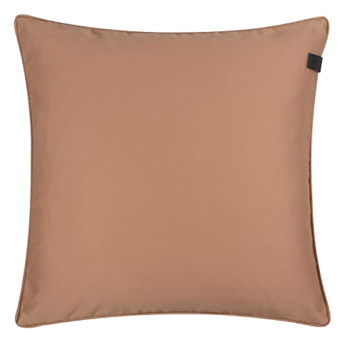 Schöner Wohnen Kollektion Kissenbezug Soft 2er Set - Kissenbezug 45x45 Baumwolle - Dekokissen Zimt - Kissenbezug ohne Füllung - Sofakissen waschbar pflegeleicht von Schöner Wohnen Kollektion