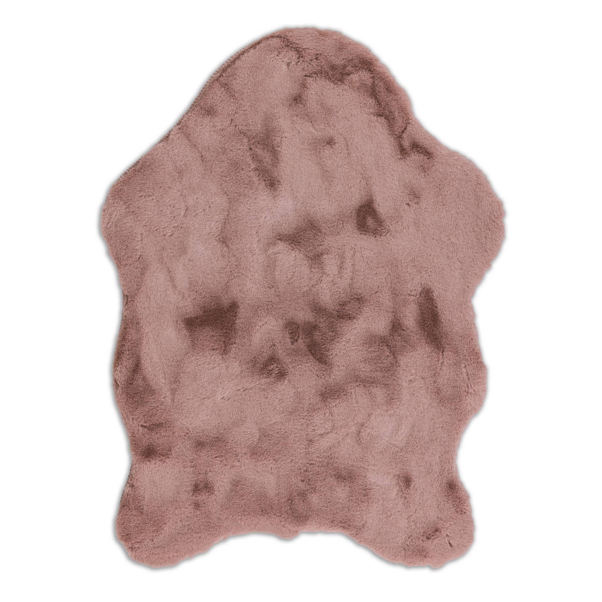 Schöner Wohnen Kollektion Kunstfell-Teppich 'Tender' altrosa 60 x 90 cm von Schöner Wohnen Kollektion