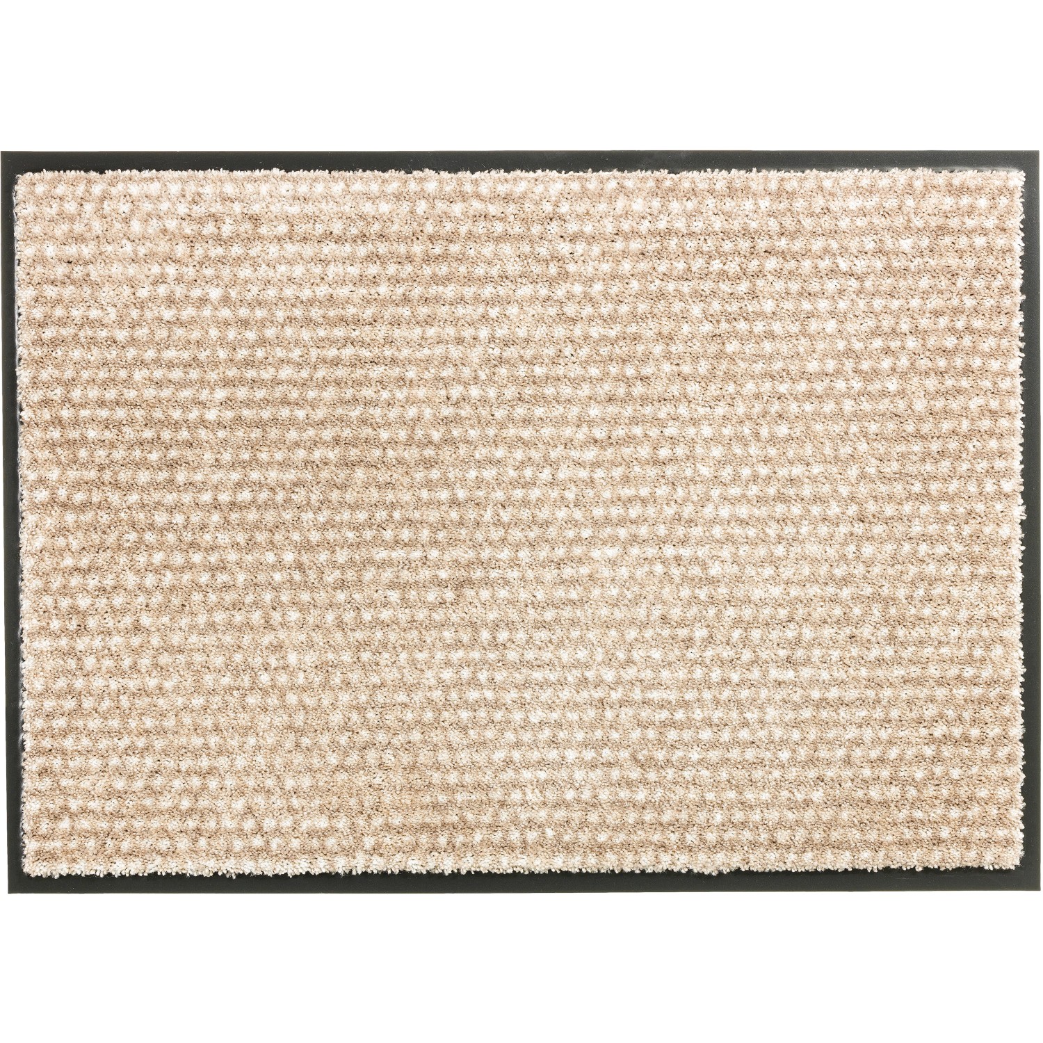 Schöner Wohnen Sauberlaufmatte Miami 50 cm x 70 cm Punkte Beige von Schöner Wohnen Kollektion